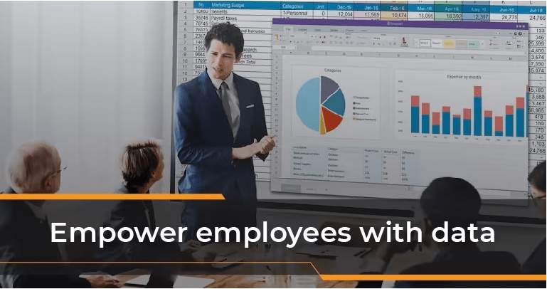 Empower employess with data