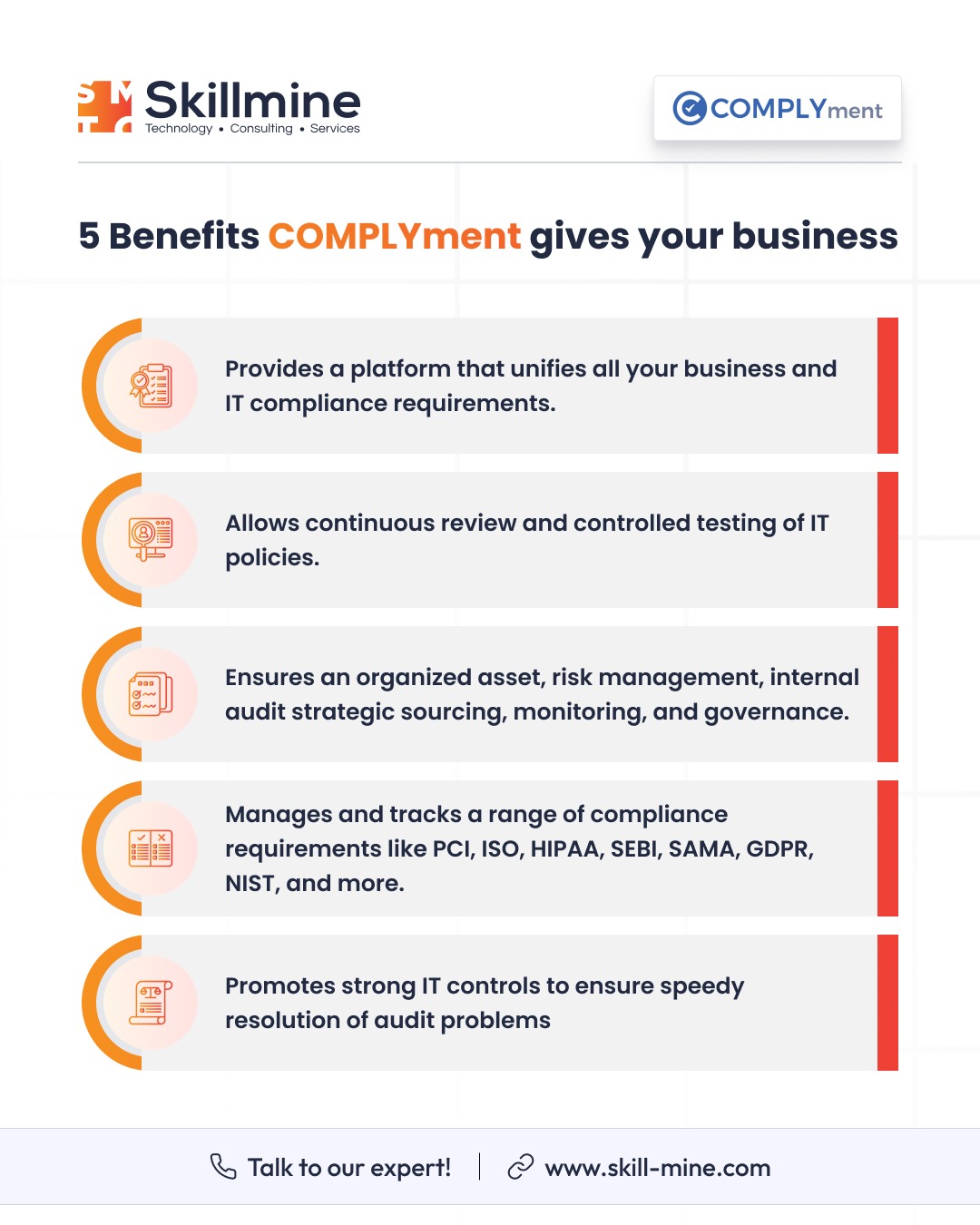 5 Benefits COMPLYment gives your business