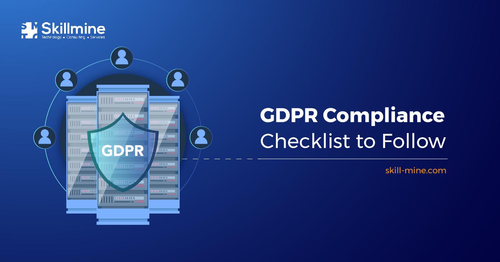 GDPR Compliance Checklist to Follow
