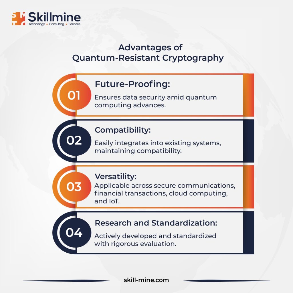 Advantages of Quantum-Resistant Cryptography